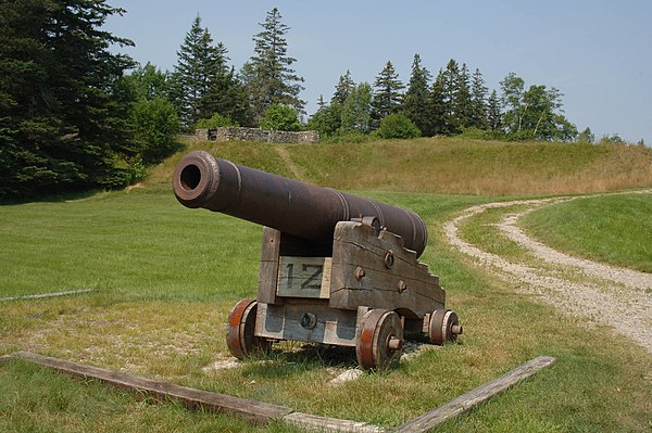 Fort George in Castine, Maine, a British fort built to protect New Ireland