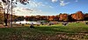 Fall colours at Beaver Lake, Parc du Mont-Royal<br />