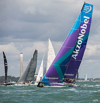 <i>Volvo Ocean 65 Team AkzoNobel</i> Yacht built for the 2017-18 Volvo Ocean Race