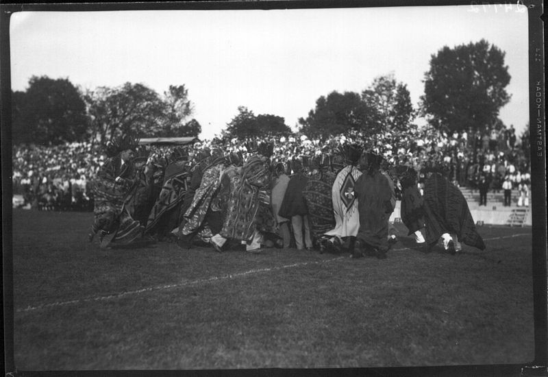 File:Festivities at Miami-Ohio Wesleyan football game 1926 (3199643295).jpg