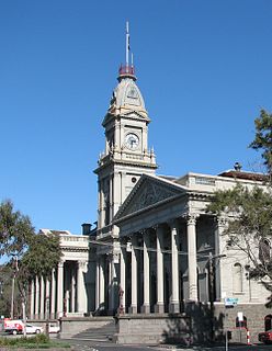 Fitzroy Town Hall civic building in Melbourne, Australia