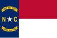 Flag of North Carolina, USA