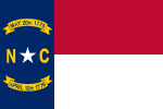 پرچم شمالی کیرولائنا (مارچ 2, 1885)[2]