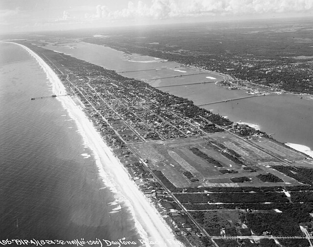 Daytona Beach in 1932