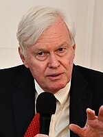 Former senator Mike Hall speaking at the State Revenue Collections Press Conference in May 2018 (cropped).jpg