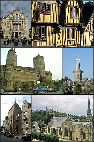 <span class="mw-page-title-main">Fougères</span> Subprefecture and commune in Brittany, France