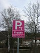 Deutsch: Freiwasser-Parkplatz Eichstätt: Beschilderung für Frauenparkplätze ab März 2019