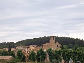 Vista de Galliners, uma das localidades do município de Vilademuls