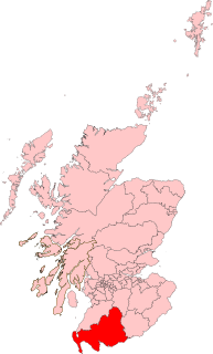 <span class="mw-page-title-main">Galloway and Upper Nithsdale (UK Parliament constituency)</span> Parliamentary constituency in the United Kingdom, 1983–2005