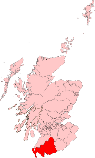 <span class="mw-page-title-main">Galloway and Upper Nithsdale (UK Parliament constituency)</span> Parliamentary constituency in the United Kingdom, 1983–2005