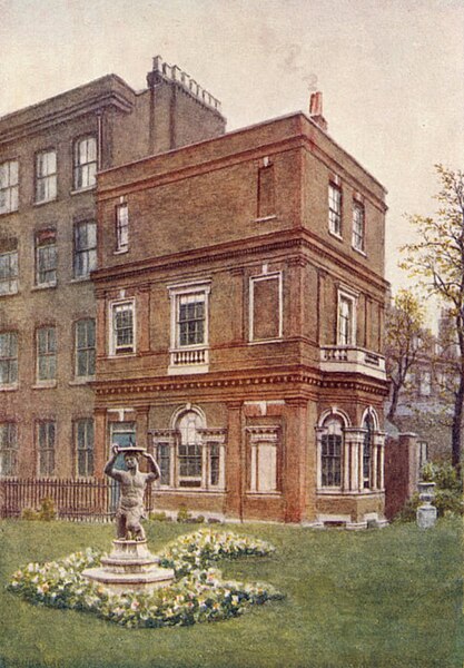 Garden House, Clements Inn, 1883 by Philip Norman