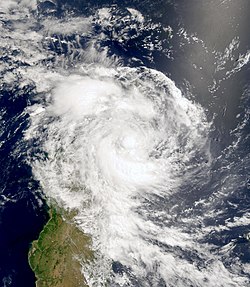 Tempête tropicale Gloria le 2 mars.