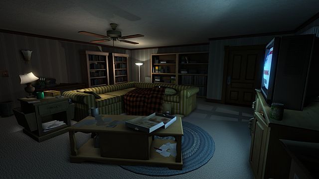 Gone Home has the player explore their character's childhood home, seemingly suddenly abandoned by their family, to discover clues to what has happene