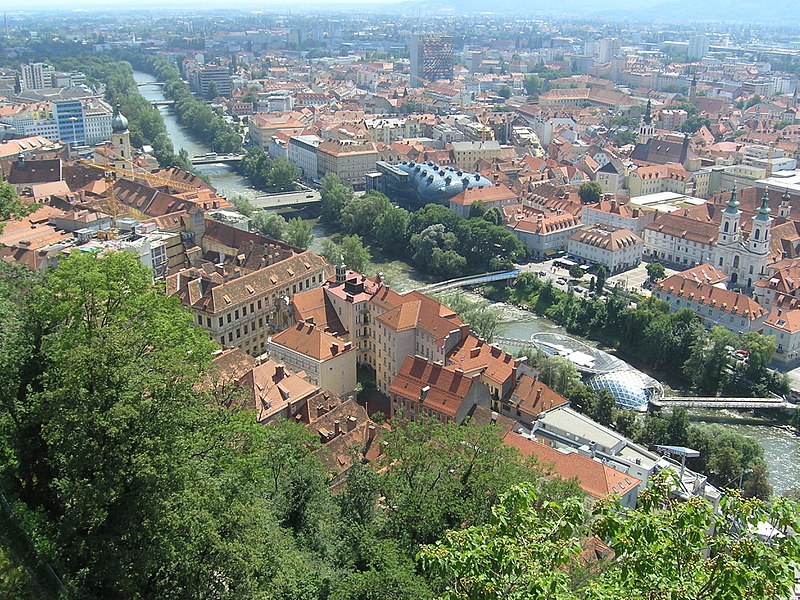 File:Graz vista desde el Schlossberg.jpg