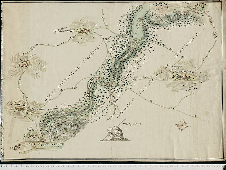 File:Grenze zwischen Sachsen-Eisenach und Hessen-Kassel in den Ämtern Creyenberg und Frauensee von Propstteich an bis an den Tiefenorter Weg unter der Dachgrube.jpg