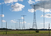 VLF masts of Varberg Radio Station, Sweden