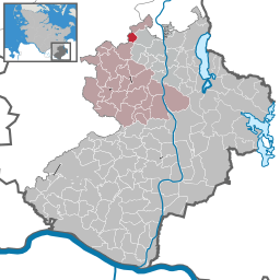 Läget för kommunen Grinau i Kreis Herzogtum Lauenburg