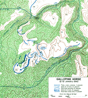 Battle Of Mount Austen, The Galloping Horse, And The Sea Horse