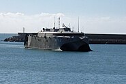 HSF-2 Swift at the Spanish naval base at Rota.