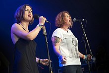 O'Hooley & Tidow at the 2014 Cambridge Folk Festival