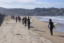 École de surf.