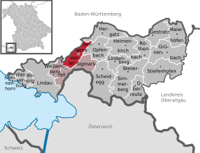 Poziția localității Hergensweiler