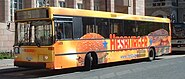 A Veolia bus in Helsinki advertising the Hesburger fast-food chain Hesburgerbussi.jpg