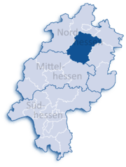 Schwalm-Eder auf der Karte