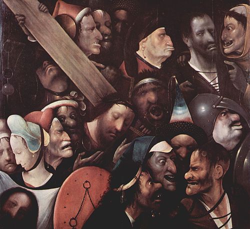 Christ Carrying the Cross by Hieronymus Bosch, part of the permanent collection at the MSK