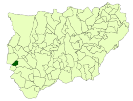 Higuera de Calatrava - Carte