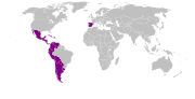 Vignette pour Liste des pays hispanophones