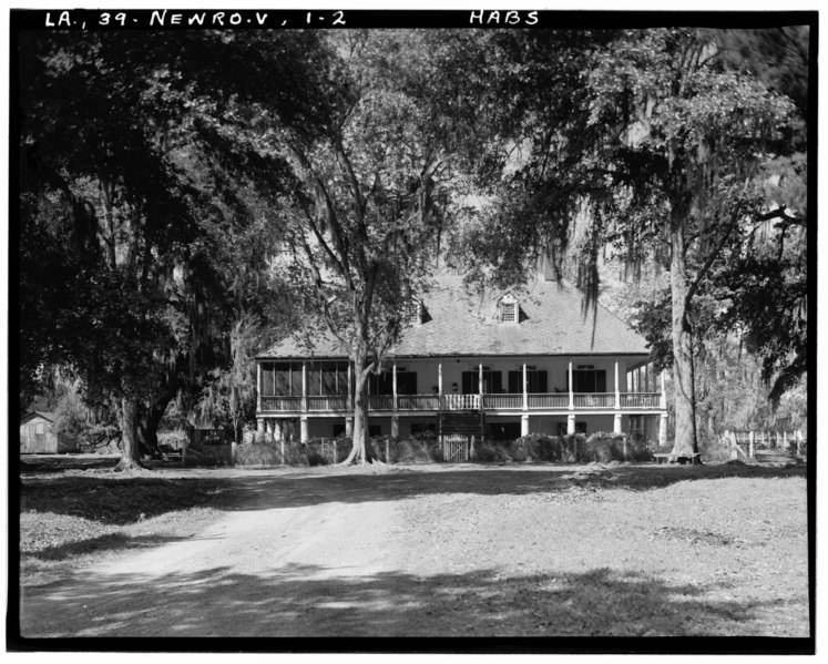 File:Historic American Buildings Survey Richard Koch, Photographer, September, 1936 FRONT ELEVATION (NORTHEAST) - Parlange Plantation, State Highway 93, New Roads, Pointe Coupee HABS LA,39-NEWRO.V,1-2.tif