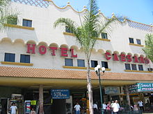 Nowadays Hotel Caesar's on Avenida Revolución (formerly Main Street), c.2000