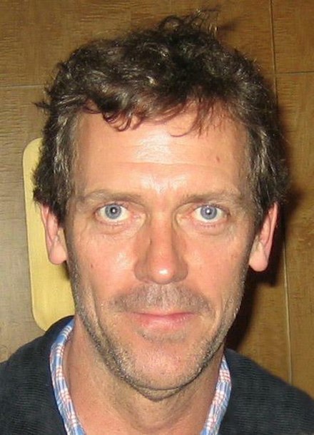 Hugh Laurie made his own audition tape while shooting a film in Namibia.