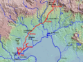 Ruta de la expedición de Hume y Hovell del 15 al 19 de diciembre de 1824