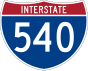 Interstate 540 marker