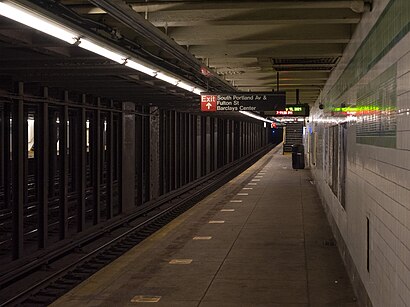 Cómo llegar a Lafayette Avenue Station IND Fulton Street Line en transporte público - Sobre el lugar