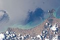 Tyrrhenian Sea and Laguna di Orbetello, nearby Capalbio, coast to Montalto di Castro (Province of Viterbo)