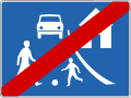 End of traffic integration zone