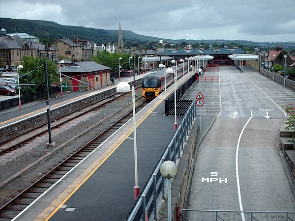 The view from the footbridge