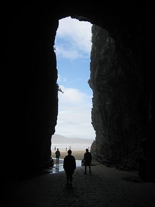 View from one of the Cathedral Caves
