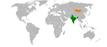 Thumbnail for India–Mongolia relations