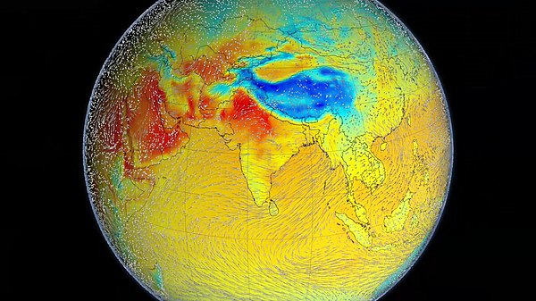 During summer, warm continental masses draw moist air from the Indian Ocean hence producing heavy rainfall. The process is reversed during winter, res