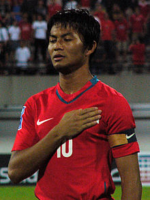 Indra Sahdan captaining the Singapore national team. Indrasahdandaud2.jpg