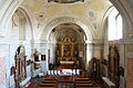 The high altar (in the organ loft)