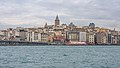 View of Karaköy (foreground) and Galata Tower (background) from Eminönü.