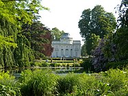 The garden of the Château de Bagatelle.