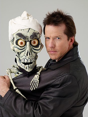 English: Jeff Dunham, American comedian, with ...