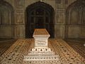 Beautifully inlaid sarcophagus