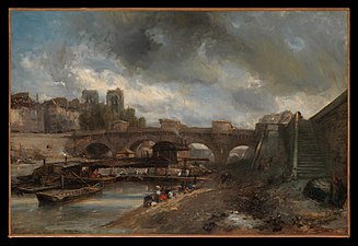 Le Pont Neuf, 1849-1850 Johan Barthold Jongkind Metropolitan Museum, New York